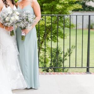 Sage Green Birdy Grey Bridesmaid Dress